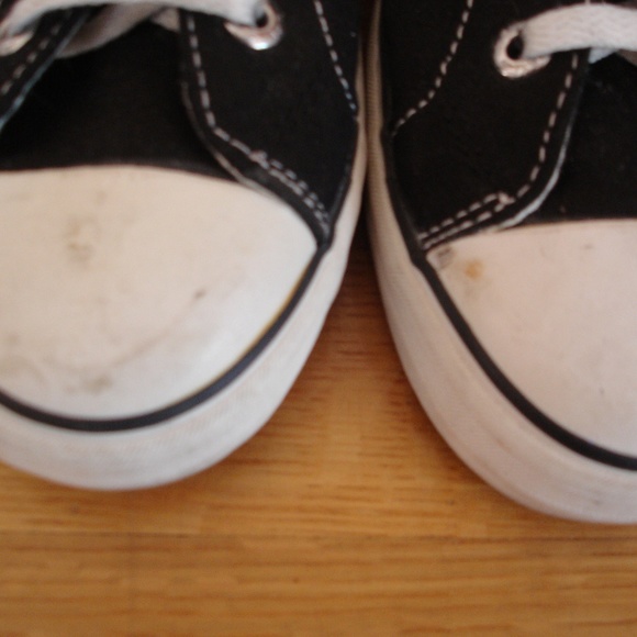 LEVI'S Size 12 Men's Black Denim Canvas Low Tops - Picture 6 of 8